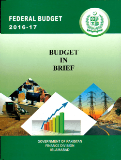 Budget in Brief 2016-2017