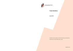 Trade Statistics June 2015
