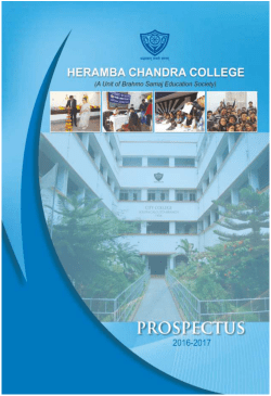 prospectus 2016-2017 - Heramba Chandra College