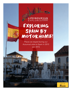 Exploring Spain by Motorhome!