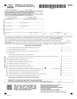 502D - Maryland Tax Forms and Instructions