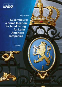 Luxembourg: a prime location for bond listing for Latin