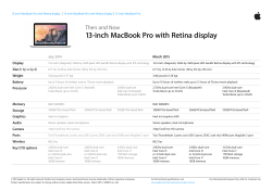 13-inch MacBook Pro with Retina display
