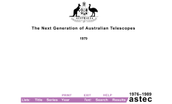 The Next Generation of Australian Telescopes