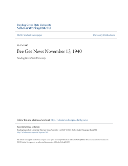 Bee Gee News November 13, 1940