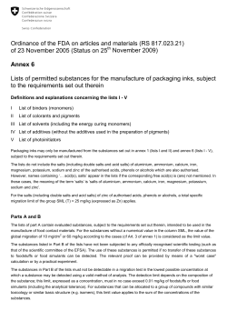 annexe 6 - Chemwatch