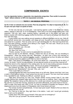 comprensi&oacute;n escrita