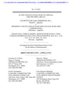 No. 15-1823 IN THE UNITED STATES COURT OF APPEALS FOR