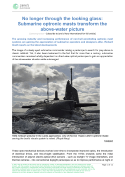 No longer through the looking glass: Submarine