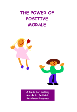 the power of positive morale