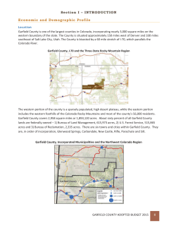 Introduction - Garfield County