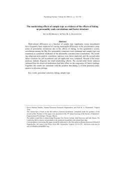 The moderating effects of sample type as evidence of the effects of