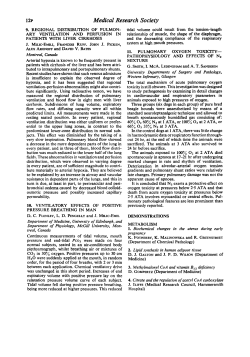 Regional Distribution of Pulmonary Ventilation and Perfusion in
