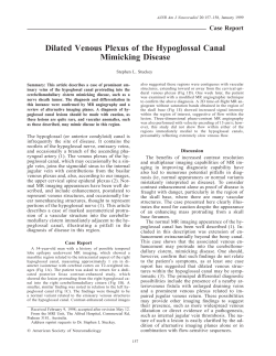 Dilated Venous Plexus of the Hypoglossal Canal