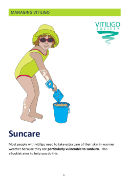 Suncare - Vitiligo Society