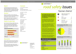 Road safety issues - Tasman District 2005