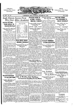 Soph Eleven Scores Pirst win uver tLLen Acaaenmy - Tech