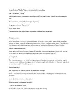 Lesson Plan on &ldquo;The Cay&rdquo; Using Assure Method