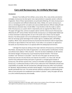 Care and Bureaucracy: An Unlikely Marriage