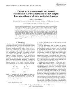 Excited state proton transfer and internal conversion in o