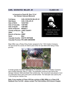 MAJ Carl Socrates Miller, Jr