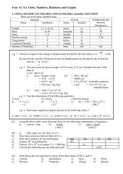 Unit 1 Physics 3