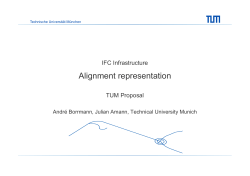 IFC Infrastructure Alignment representation
