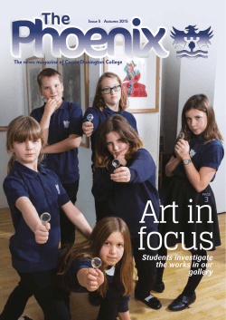 the Newsletter - Castle Donington College