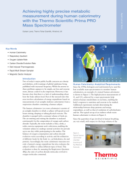 Achieving highly precise metabolic measurement during human