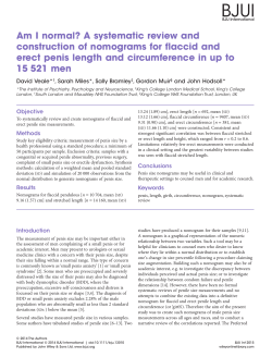 Am I normal? A systematic review and construction of
