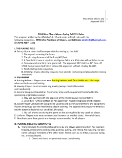 Spring Playing Rules