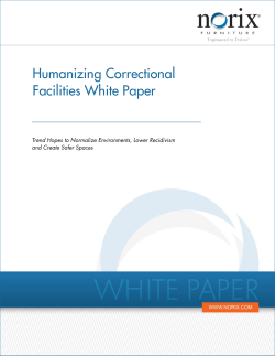 Humanizing Correctional Facilities White Paper