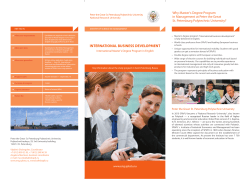 international business development - Peter the Great St.Petersburg