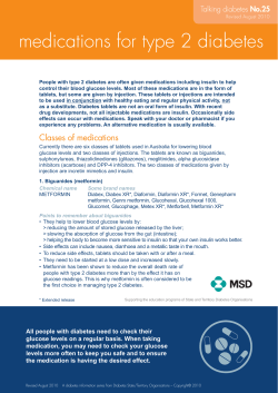 medications for type 2 diabetes