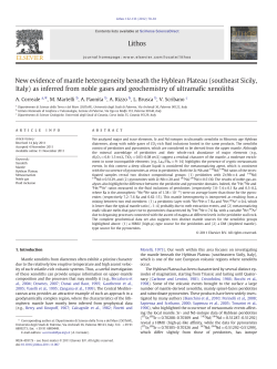 New evidence of mantle heterogeneity beneath the