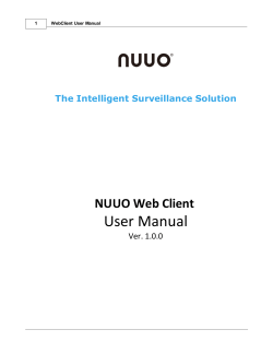 WebClient User Manual