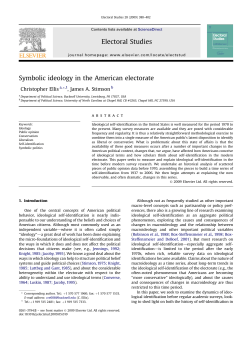 Symbolic ideology in the American electorate