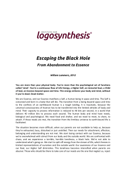 Escaping the Black Hole