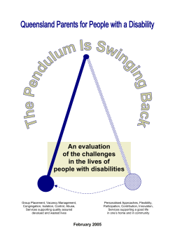The Pendulum is Swinging back Report.