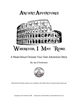 AncientAdventures Wherever I May Rome