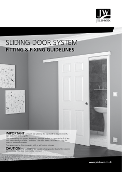 sliding door system