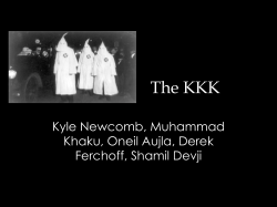 The KKK - SD38 Blogs