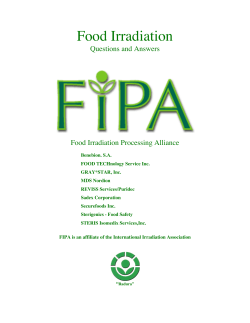 Food Irradiation Update