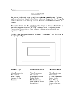 Frankenstein Guide