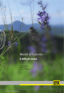 World of hybrids