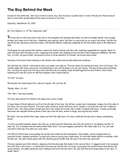 The Boy Behind the Mask - Independent School District 196