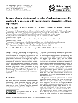 Patterns of grain-size temporal variation of sediment