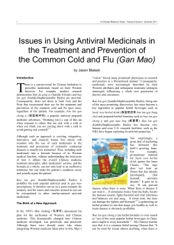 Issues in Using Antiviral Medicinals in the Treatment