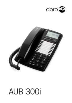 Doro AUB300i manual