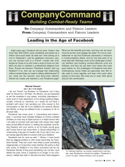 Leading in the Age of Facebook